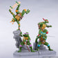 Tortugas Ninja Pack de 4 Estatua PVC Sabretooth (Classic Edition) 20 cm
