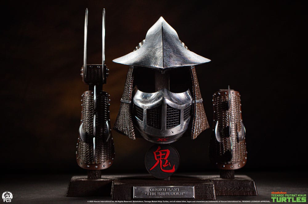 Tortugas Ninja Life-Size conjunto de armadura Shredder (Electroplated Edition) 53 cm - Z POP Toys
