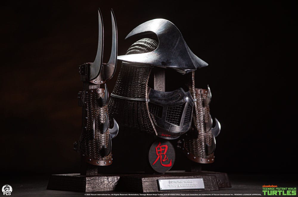 Tortugas Ninja Life-Size conjunto de armadura Shredder (Electroplated Edition) 53 cm - Z POP Toys