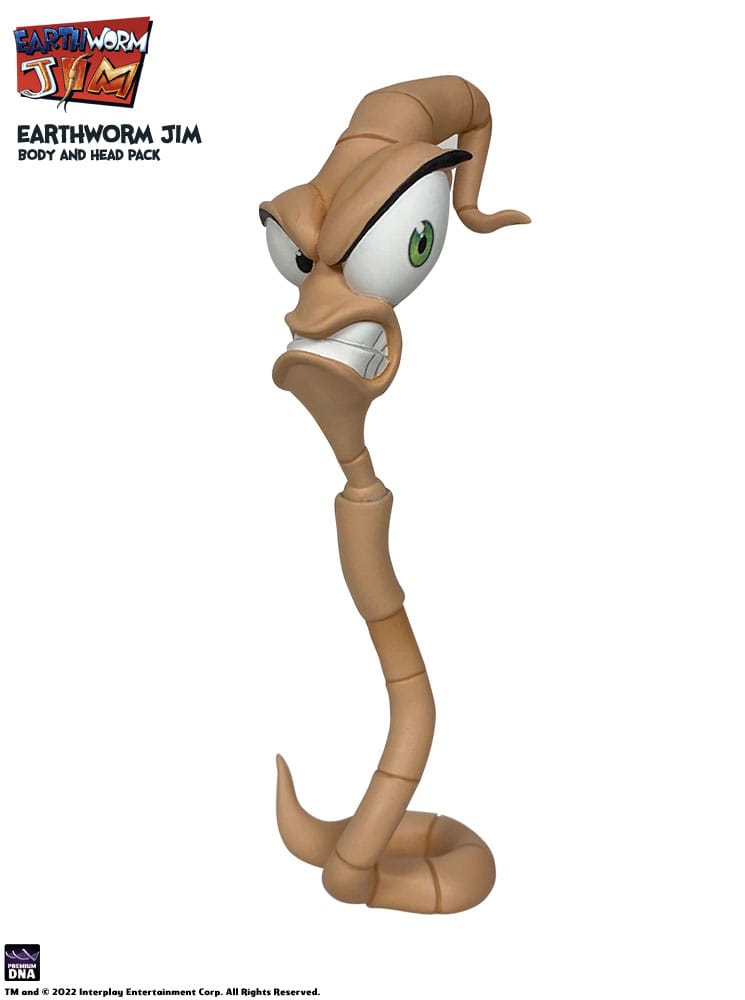 Earthworm Jim Accesorios Wave 1: Worm Body & Jim Heads Accessory Pack - Z POP Toys