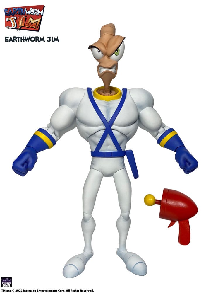 Earthworm Jim Accesorios Wave 1: Worm Body & Jim Heads Accessory Pack - Z POP Toys