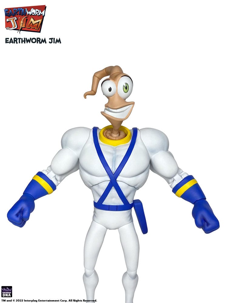 Earthworm Jim Accesorios Wave 1: Worm Body & Jim Heads Accessory Pack - Z POP Toys