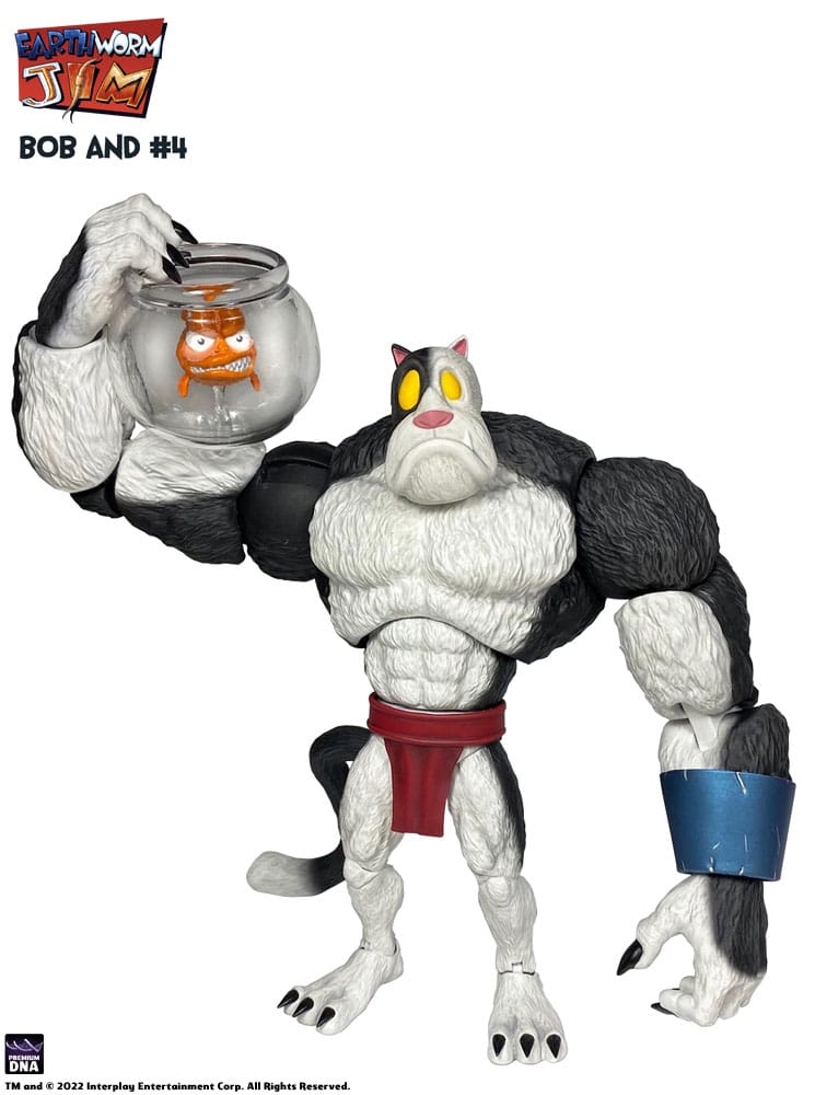 Earthworm Jim Figura Wave 1: Bob the Killer Goldfish & #4 15 cm - Z POP Toys