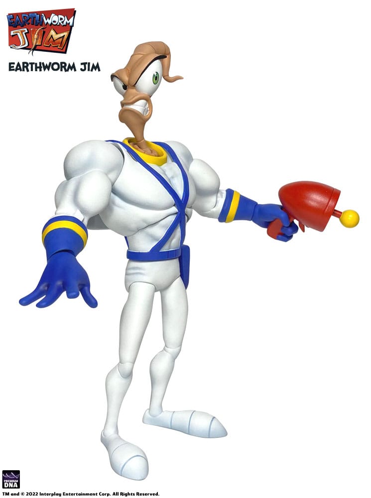 Earthworm Jim Figura Wave 1: Earthworm Jim & Snot 15 cm - Z POP Toys