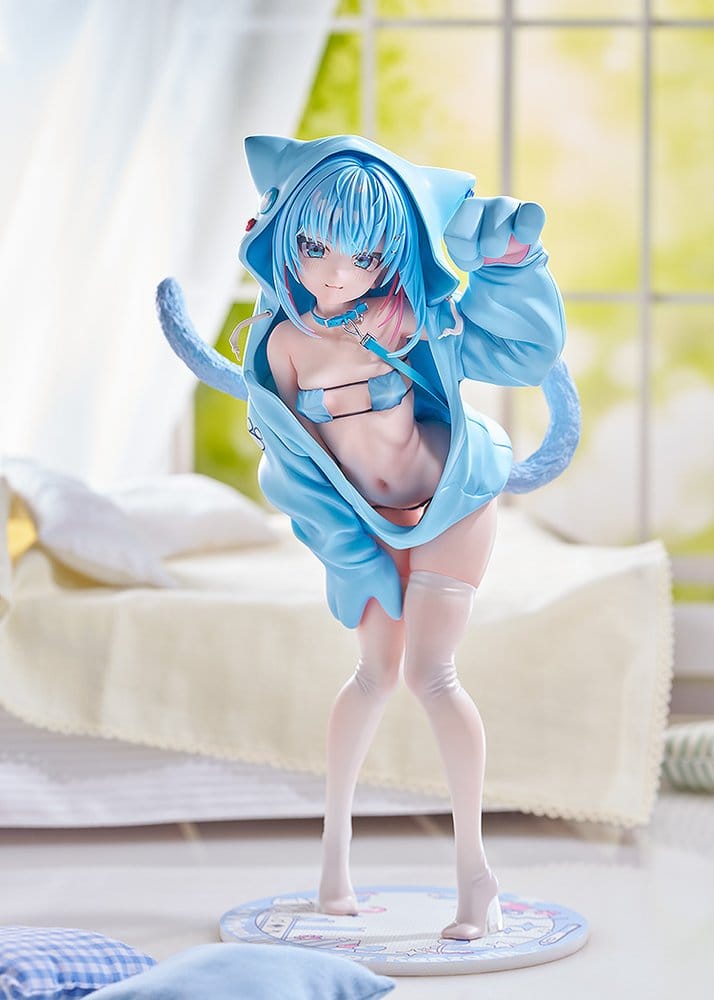 Virtual illustrator Kanzarin Figura PVC 1/6 kanzarin-chan: Cat-Eared Hoodie Ver. 26 cm
