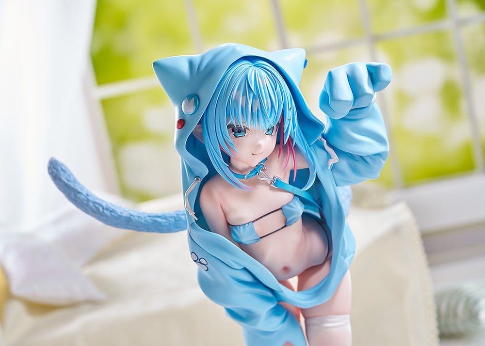 Virtual illustrator Kanzarin Figura PVC 1/6 kanzarin-chan: Cat-Eared Hoodie Ver. 26 cm