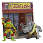 Ninja Turtles: Caos Mutante Battle Pack Figuras Raphael vs. Rocksteady 11 cm