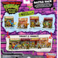Ninja Turtles: Caos Mutante Battle Pack Figuras Raphael vs. Rocksteady 11 cm