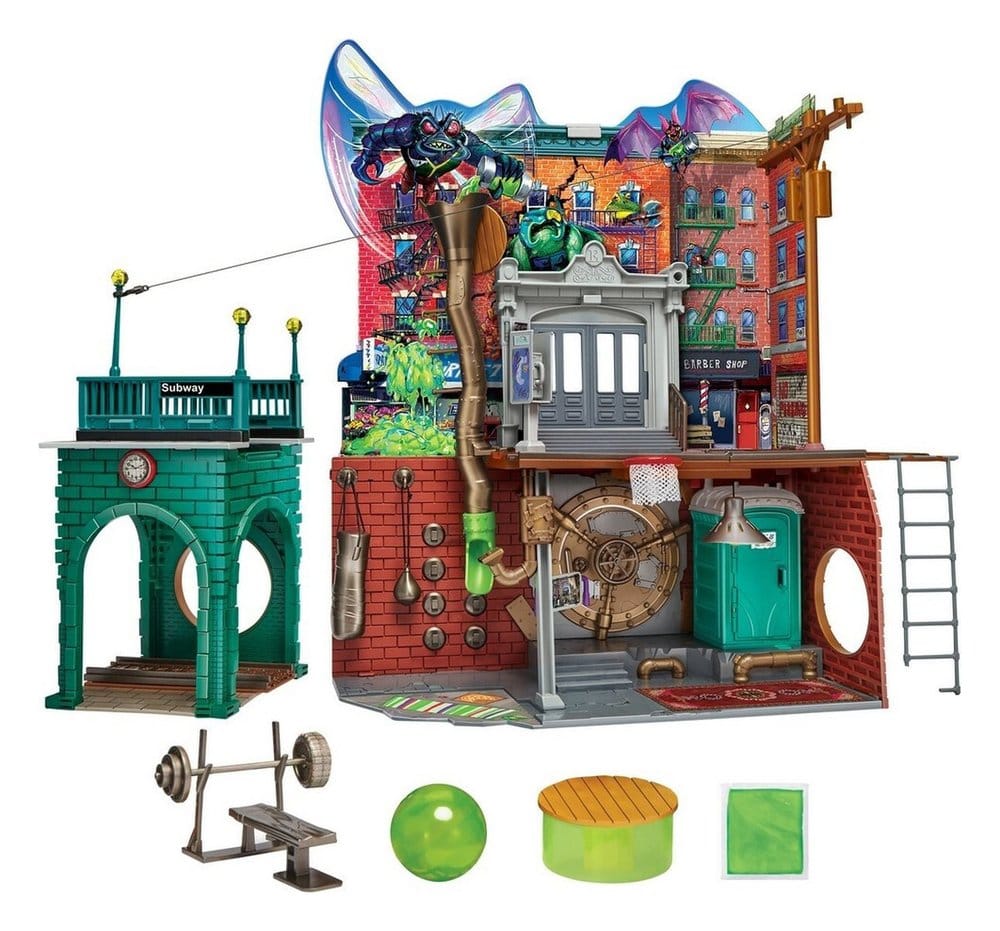 Ninja Turtles: Caos Mutante Playset Sewer Lair New Version