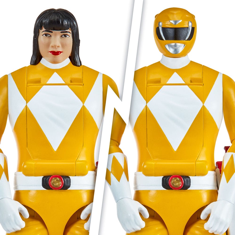 Mighty Morphin Power Rangers Figura Auto-Morphin Yellow Ranger 12 cm