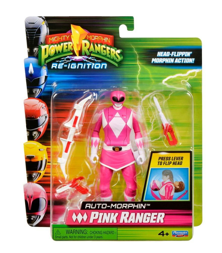 Mighty Morphin Power Rangers Figura Auto-Morphin Pink Ranger 12 cm