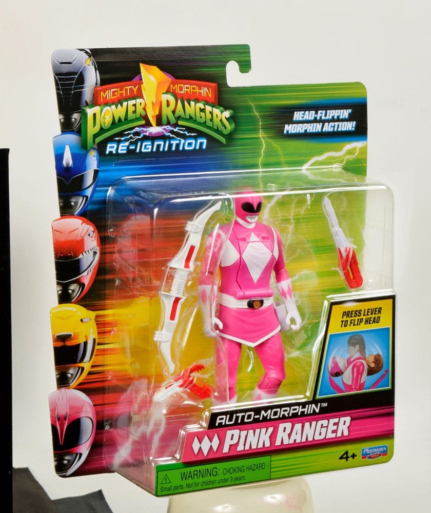 Mighty Morphin Power Rangers Figura Auto-Morphin Pink Ranger 12 cm