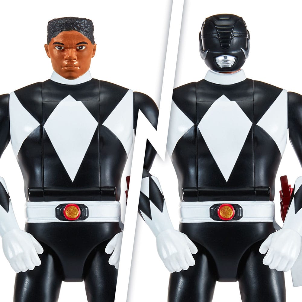 Mighty Morphin Power Rangers Figura Auto-Morphin Black Ranger 12 cm
