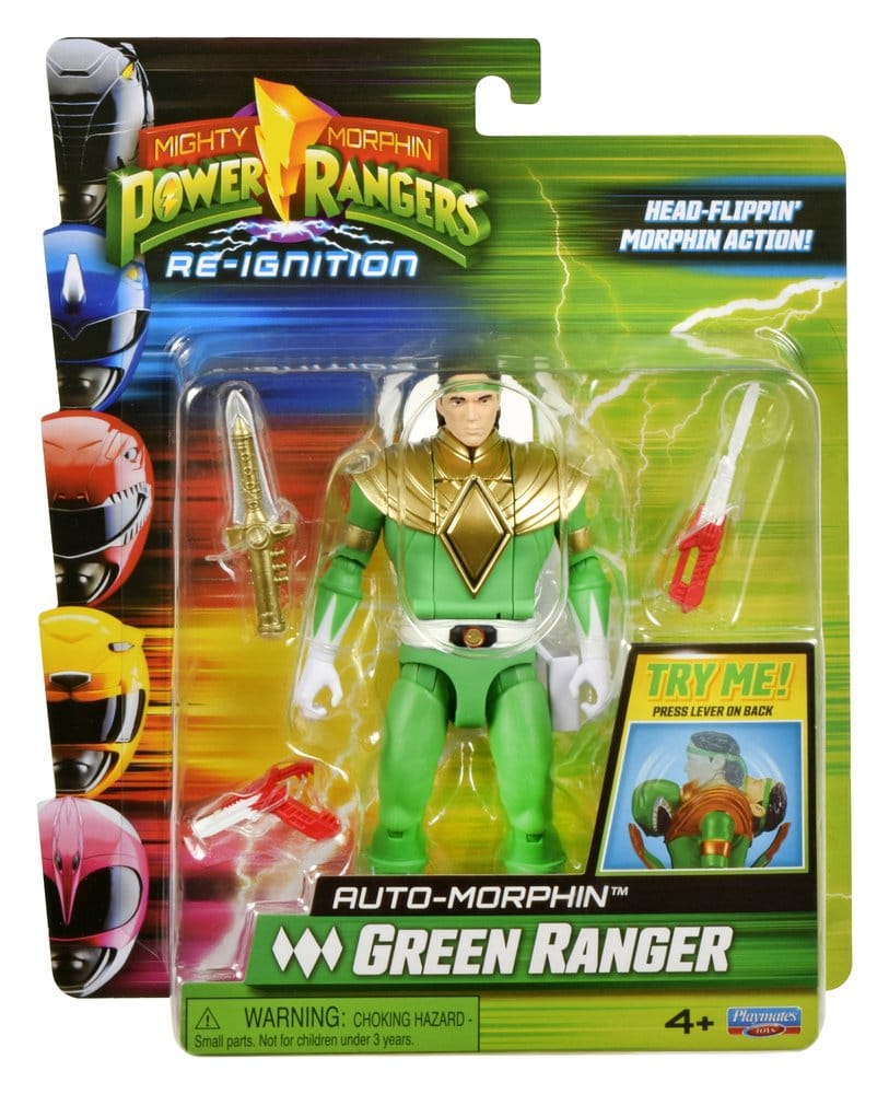Power Rangers Auto-Morphin Figura Green Ranger 15 cm