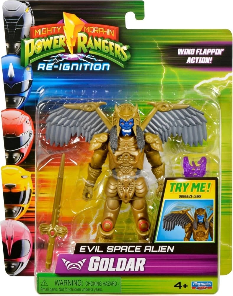 Power Rangers Evil Space Alien Figura Goldar 13 cm