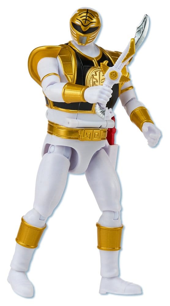 Power Rangers Auto-Morphin Figura White Ranger 15 cm