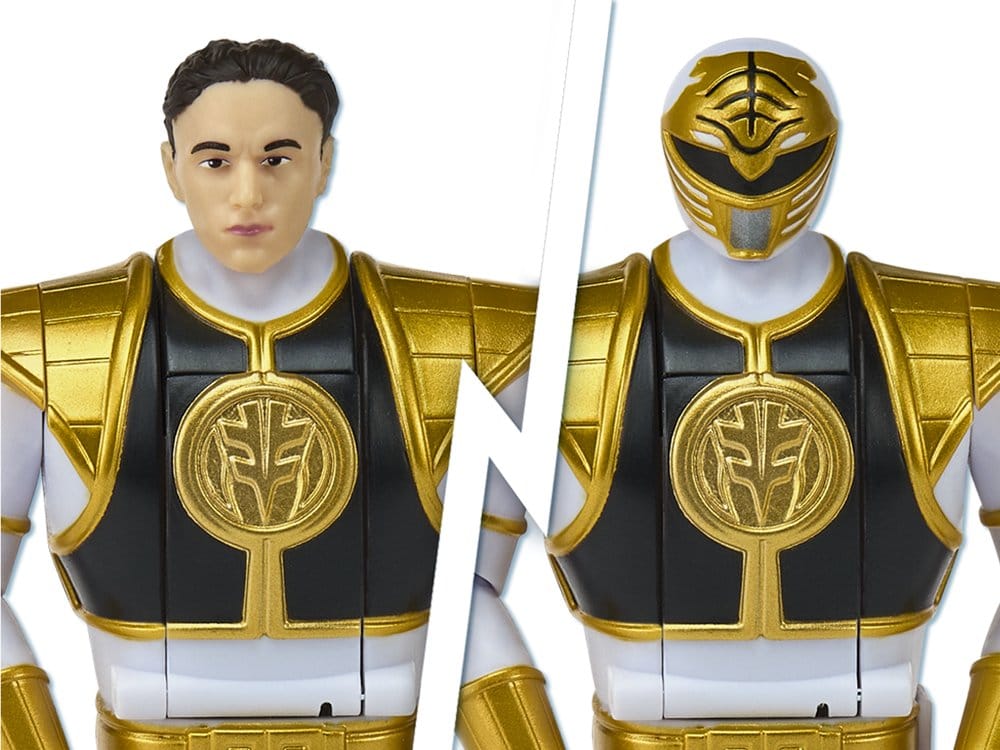 Power Rangers Auto-Morphin Figura White Ranger 15 cm