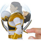 Power Rangers Auto-Morphin Figura White Ranger 15 cm