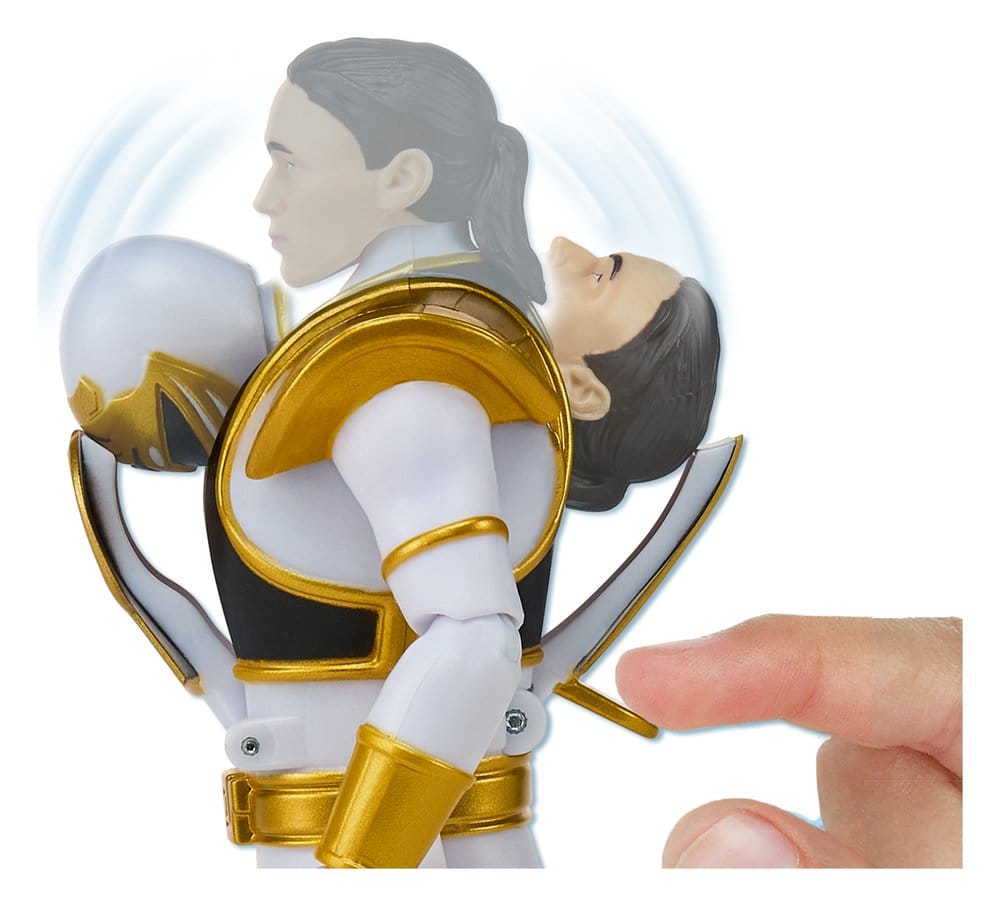 Power Rangers Auto-Morphin Figura White Ranger 15 cm