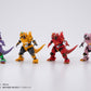 Godzilla x Evangelion pack de 4 Estatuas PVC Hyper Modeling Series Mechagodzilla Kiryu Eva colour Ver. 9 cm