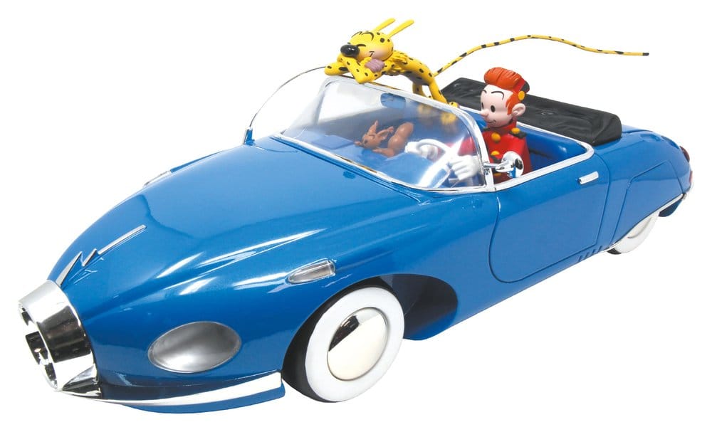 Spirou y Fantasio Resin Estatua 1/10 Spirou, Marsupilami y Spip en la Turbotraction
