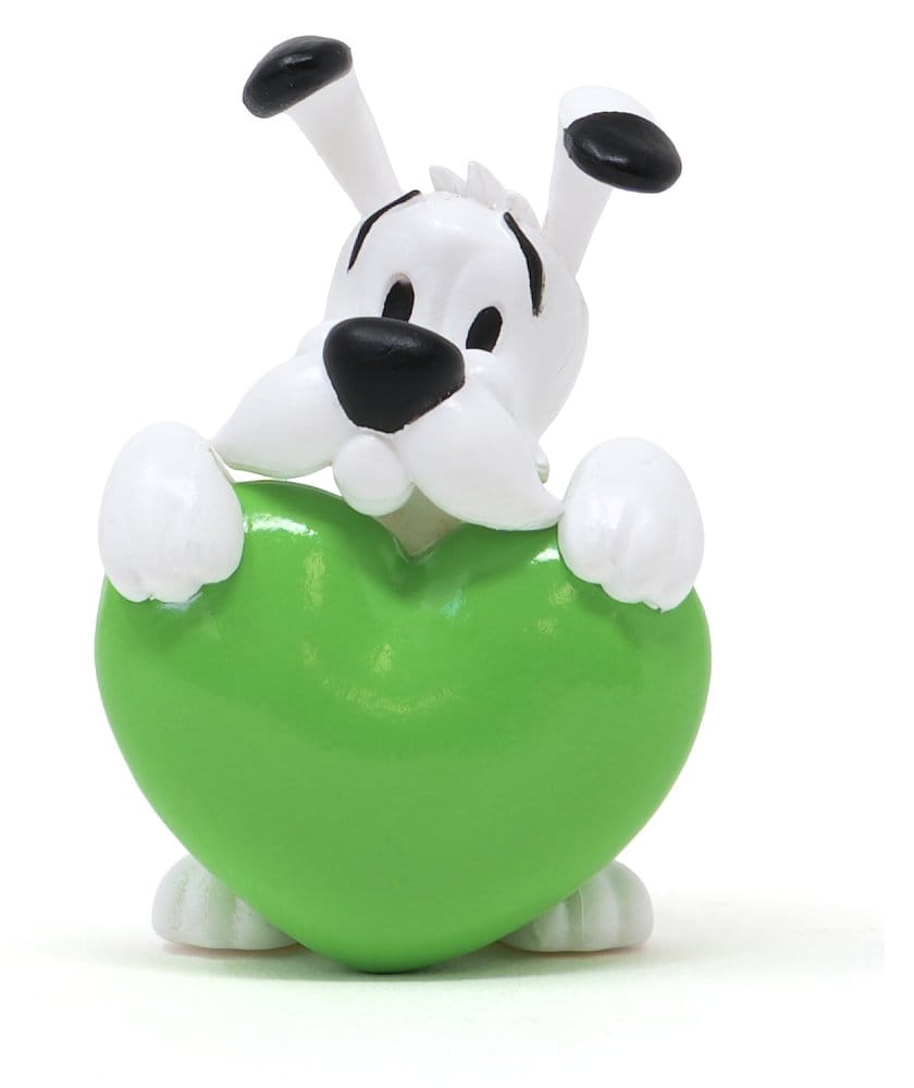 Astérix Figura PVC Idéfix Green Heart 4,5 cm