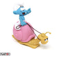 Los Pitufos: Hucha Smurf on a Snail's Back 19 cm