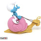 Los Pitufos: Hucha Smurf on a Snail's Back 19 cm