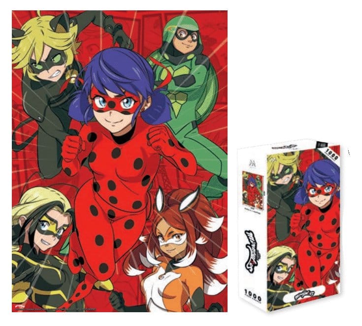 Miraculous (Manga Style): Rompecabezas de 1000 piezas