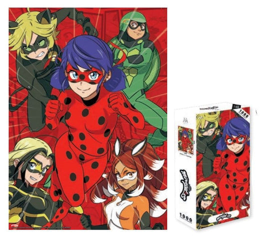 Miraculous (Manga Style): Rompecabezas de 1000 piezas