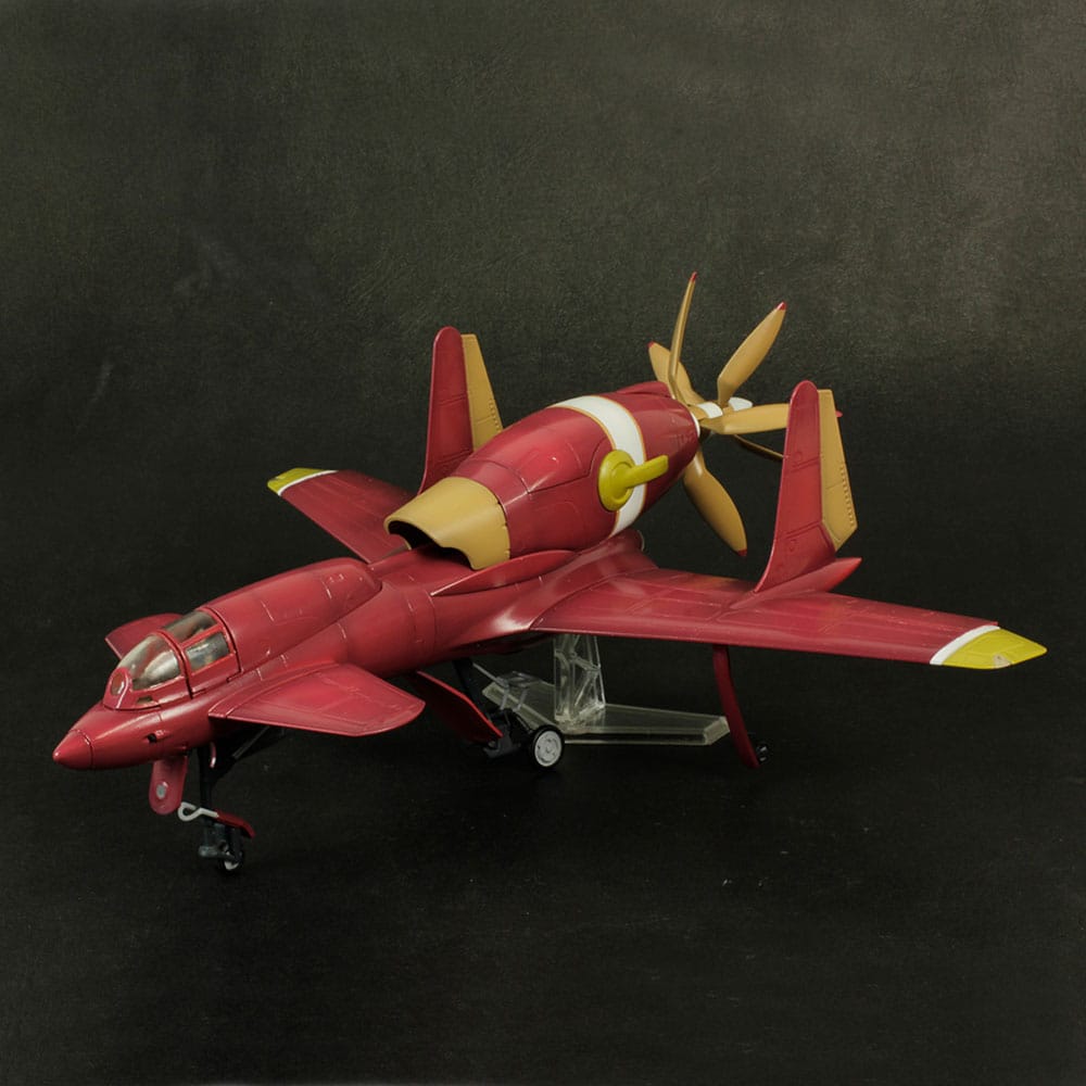 Royal Space Force: The Wings of Honnêamis Plastic Model Kit 1/72 Honneamise Oukoku Air Force Fighter Schira-DOW 3rd (Single Seat Type) 21 cm - Z POP Toys