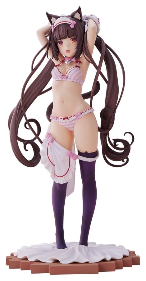 Nekopara Figura PVC 1/7 Chocola Dress up time 24 cm
