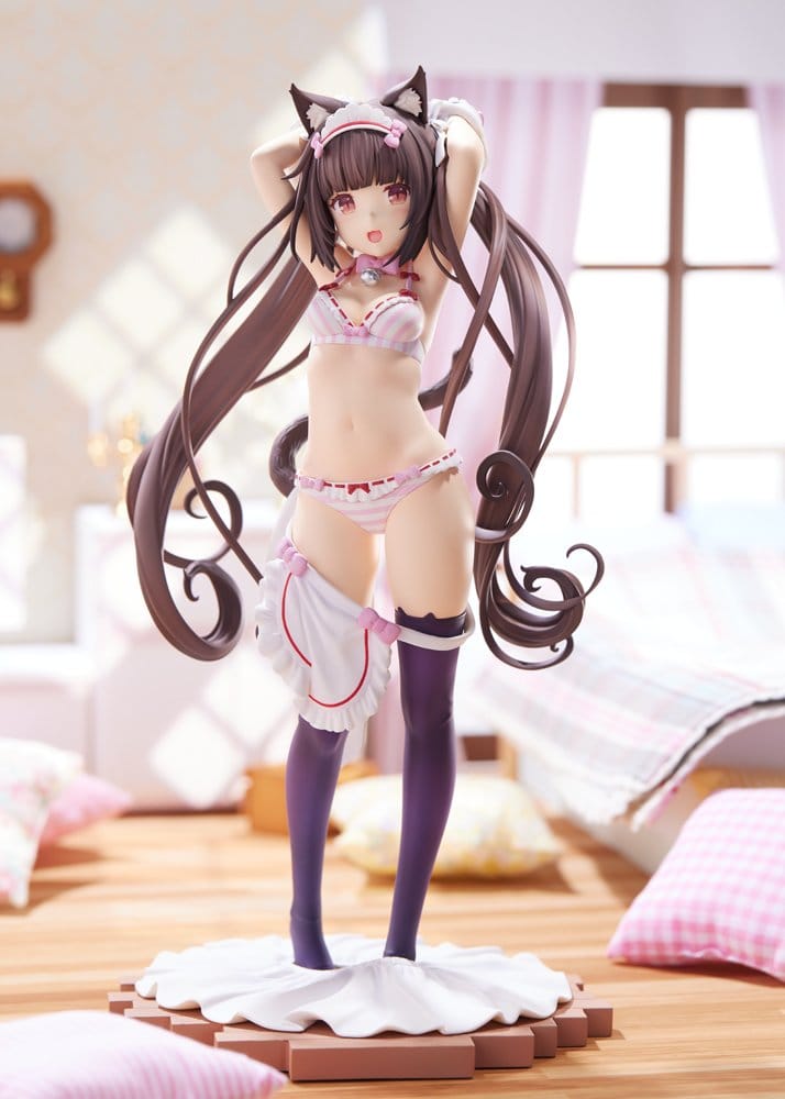 Nekopara Figura PVC 1/7 Chocola Dress up time 24 cm