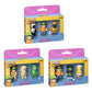 Stumble Guys: Surtido de figuras coleccionables en caja con ventana de 3 figuras Wave 2