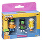 Stumble Guys: Surtido de figuras coleccionables en caja con ventana de 3 figuras Wave 2