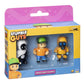 Stumble Guys: Surtido de figuras coleccionables en caja con ventana de 3 figuras Wave 2