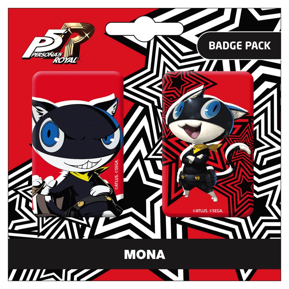 Persona 5 Royal Pack de Chapas Mona / Morgana - Z POP Toys