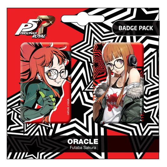 Persona 5 Royal Pack de Chapas Oracle / Futaba Sakura - Z POP Toys
