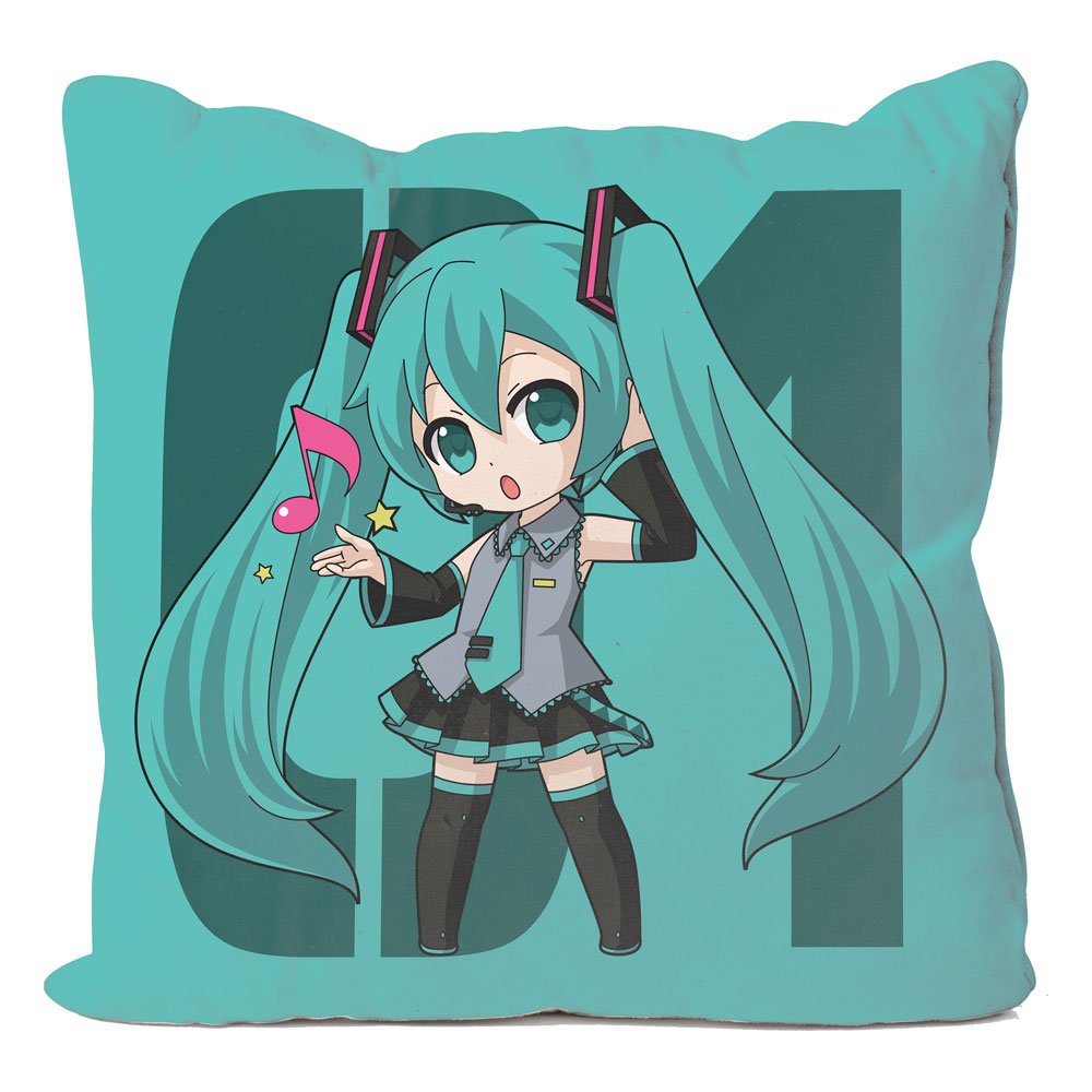 Vocaloid Funda de Almohada Hatsune Miku 50 x 50 cm - Z POP Toys