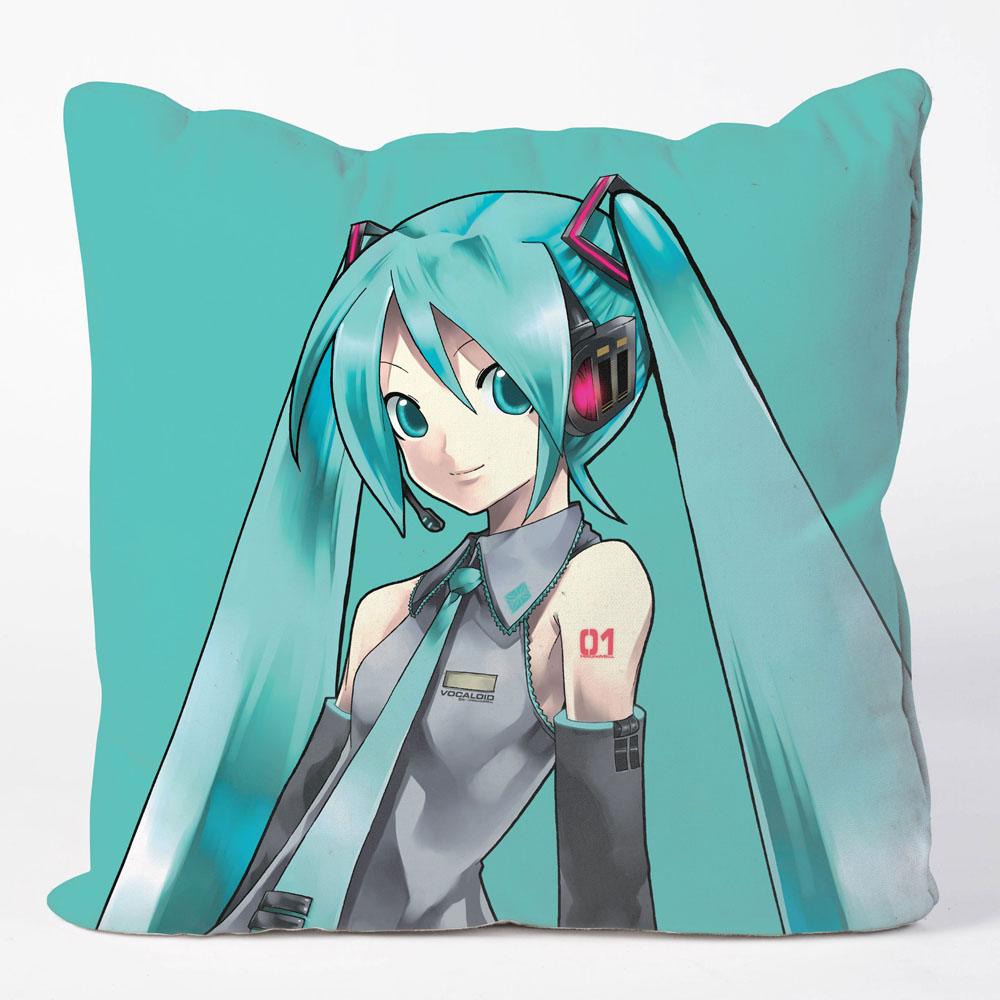 Vocaloid Funda de Almohada Hatsune Miku 50 x 50 cm - Z POP Toys