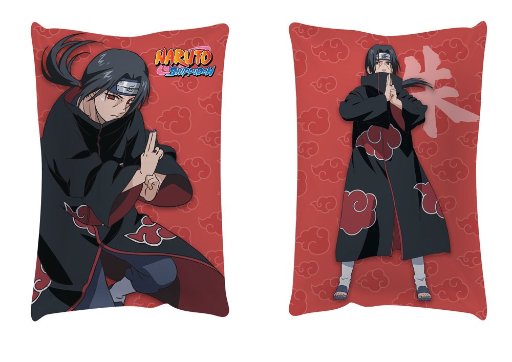 Naruto Shippuden almohada Itachi Uchiha 50 x 33 cm