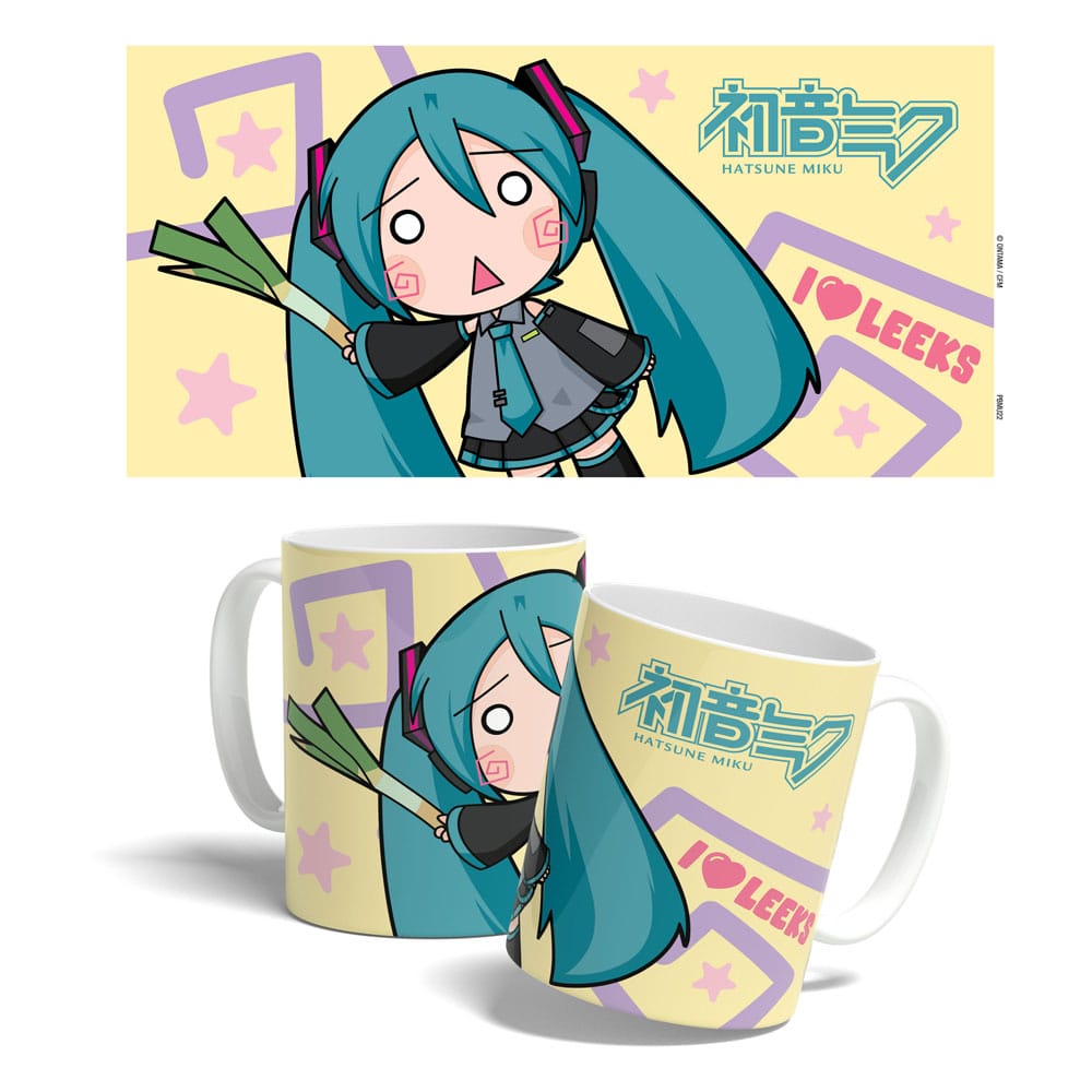 Hatsune Miku Taza Miku Chibi Leek Girl 325 ml