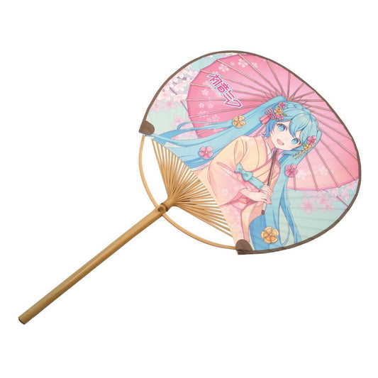 Hatsune Miku Abanico Uchiwa Miku Kimono