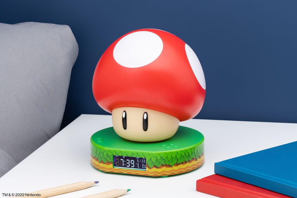 Super Mario despertador con luz Super Mushroom - Z POP Toys