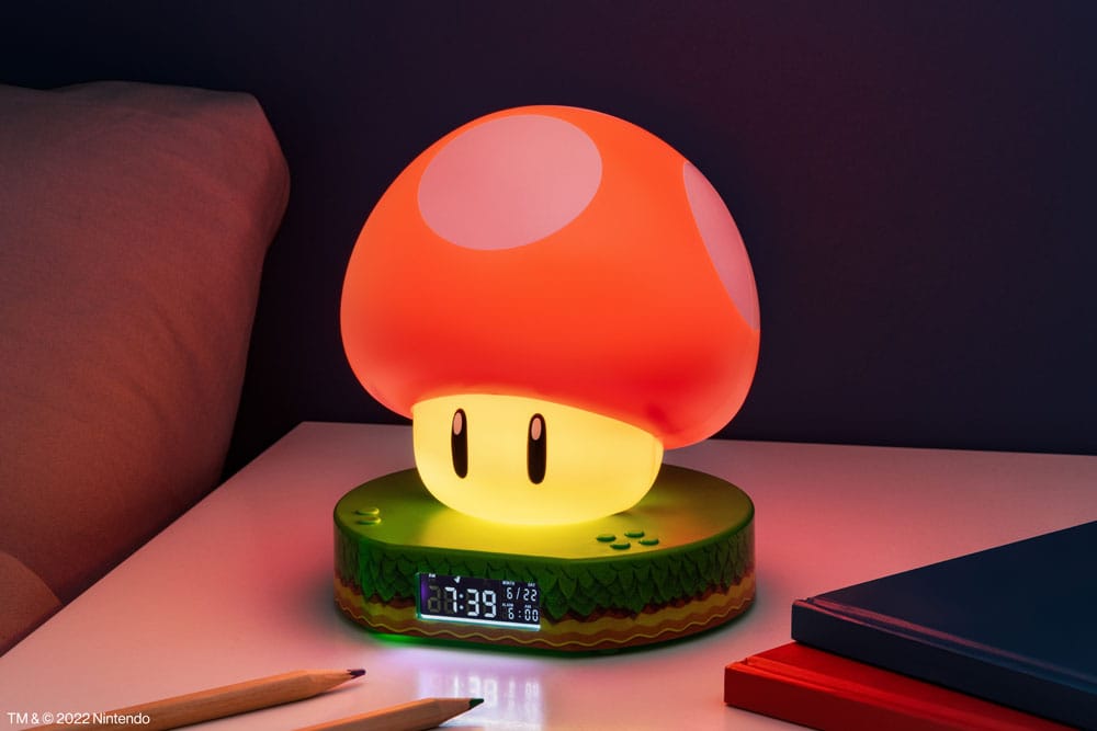 Super Mario despertador con luz Super Mushroom - Z POP Toys