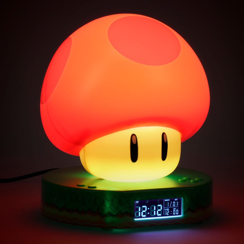 Super Mario despertador con luz Super Mushroom - Z POP Toys