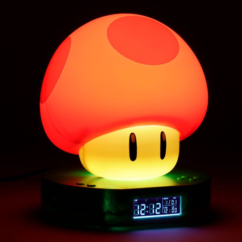 Super Mario despertador con luz Super Mushroom - Z POP Toys