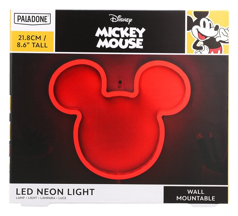 Disney Lámpara de pared Mickey LED Neon