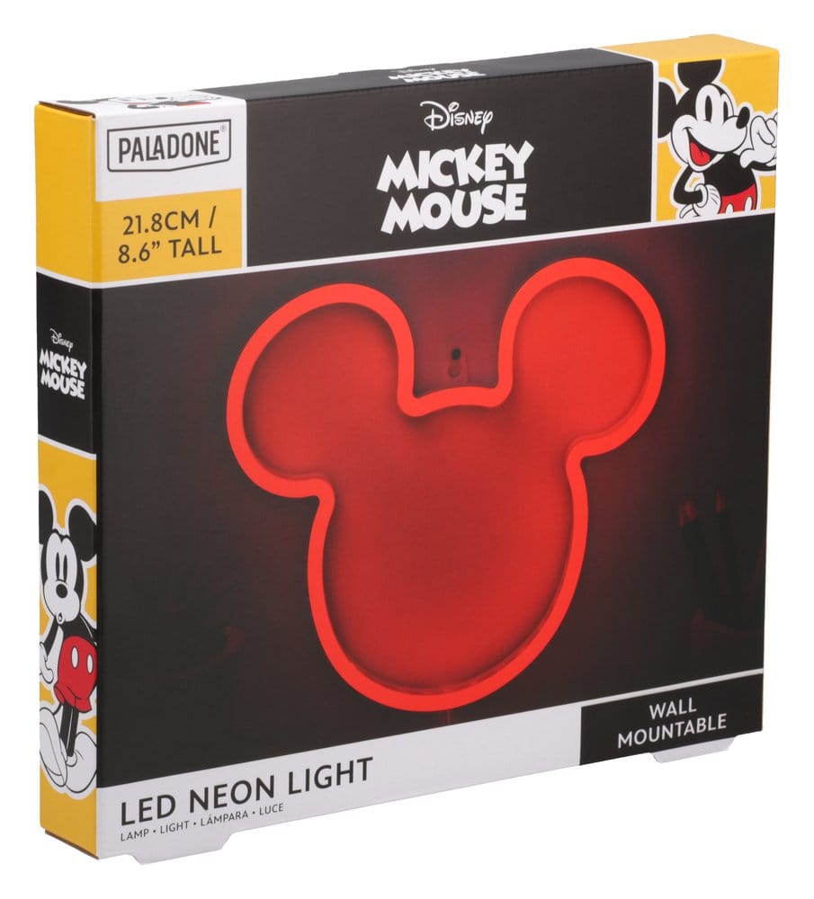 Disney Lámpara de pared Mickey LED Neon