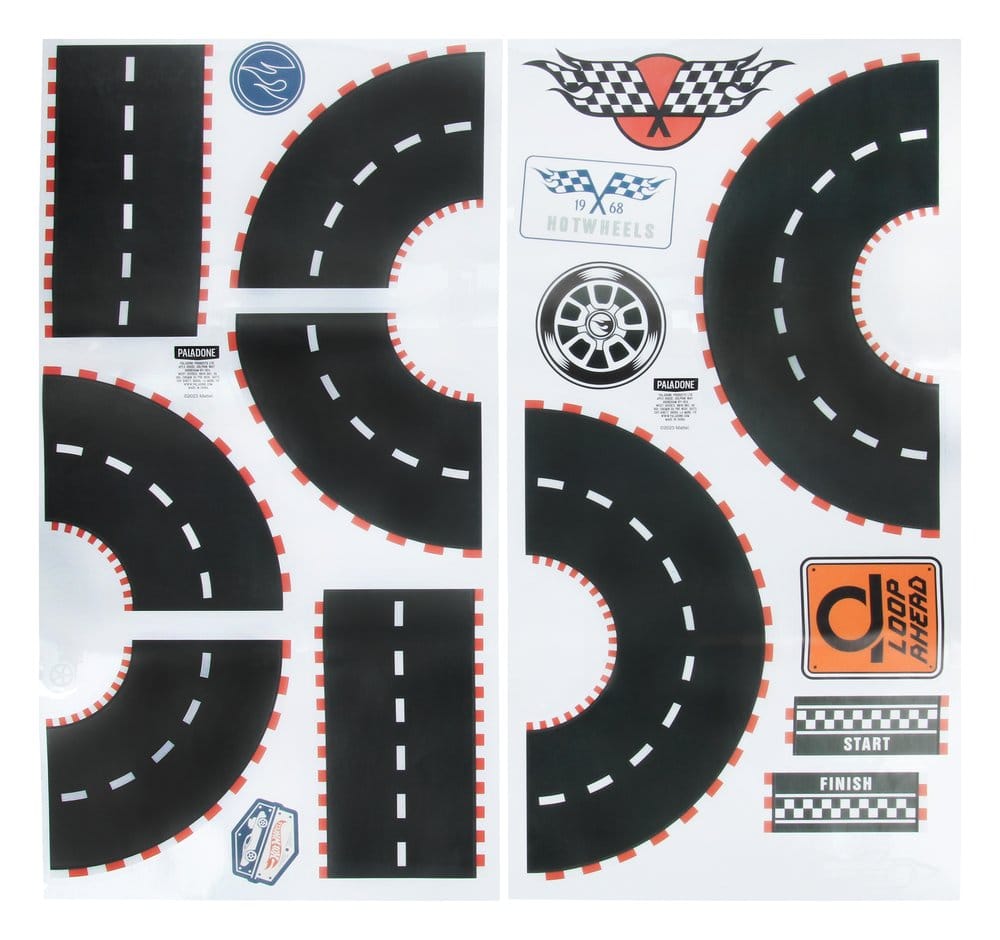 Hot Wheels Set de Pegatinas de Pared
